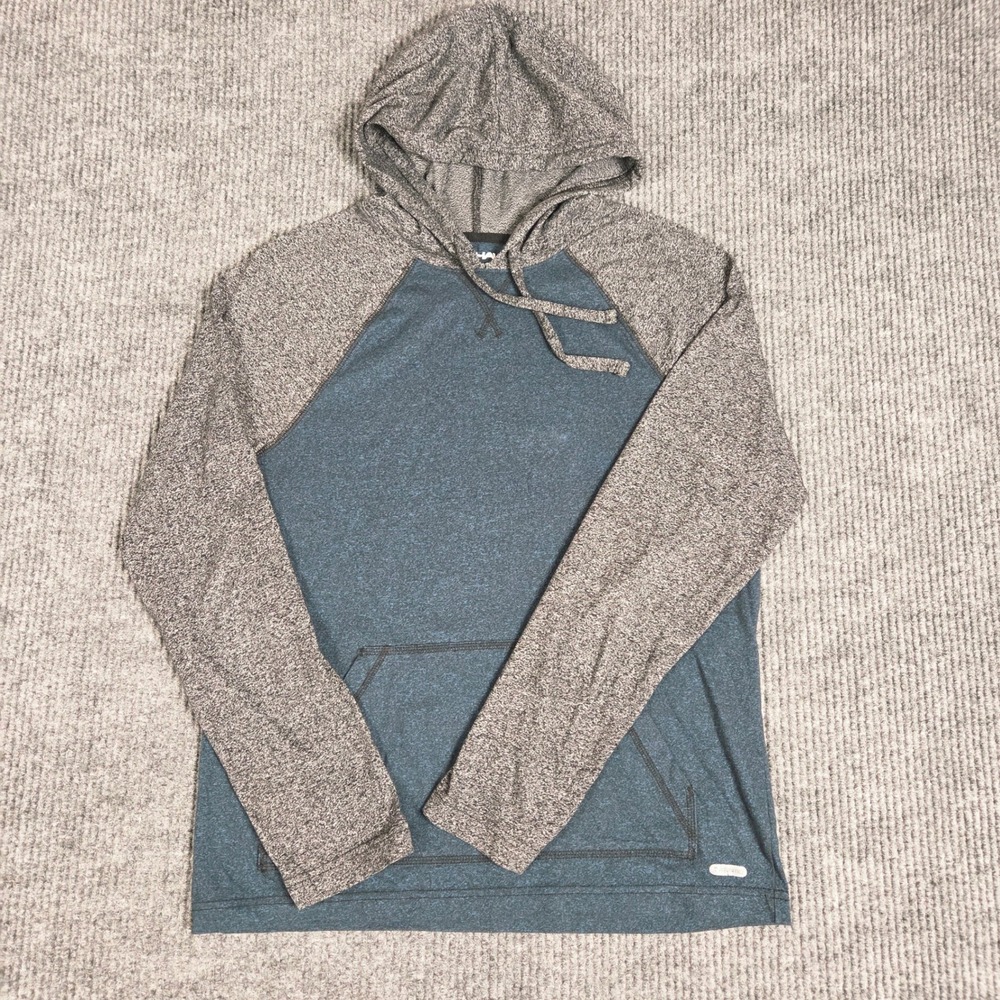 Tony Hawk Next Level‎ Series Mens Hoodie Raglan Sleeve Blue Grey Size M